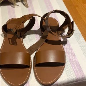 Madewell never worn leather sandals